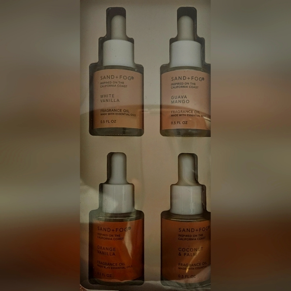 Sand and Fog 4pk Assorted Diffuser Oils
